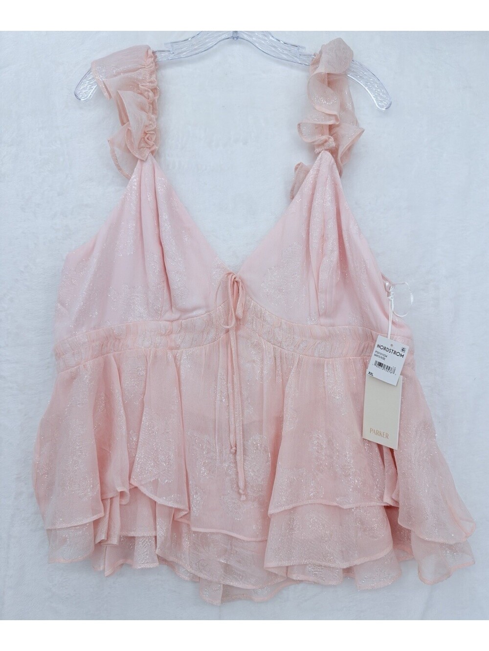 Whimsical Fairy Tops Women XXL Pink Fairycore Pink Cami Cottagecore New NWT